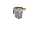 Rev-A-Shelf Maple Veneer, Light Brown, 15 in W, 18 in H, 16.25 in D, 16.25 in L, Light Brown 4WCTM-1816DM-1 - alternate 1